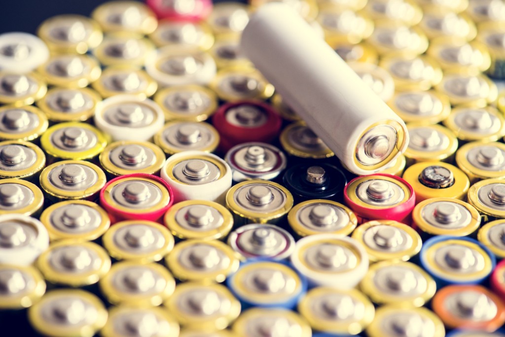 Alkaline battery energy supply storage