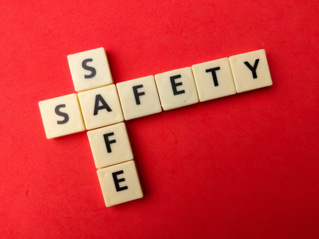 Toys word with word SAFE SAFETY